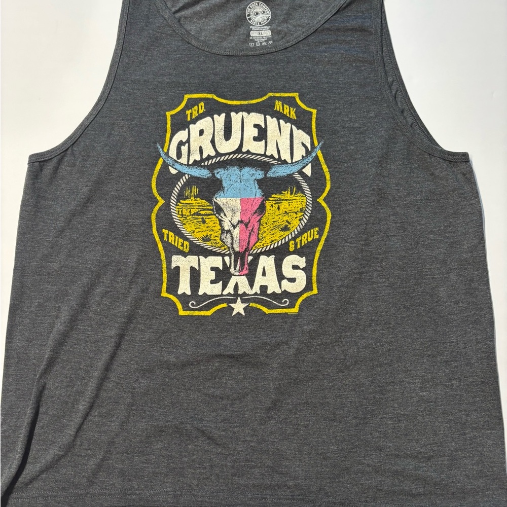 Gray Graphic Tank Top